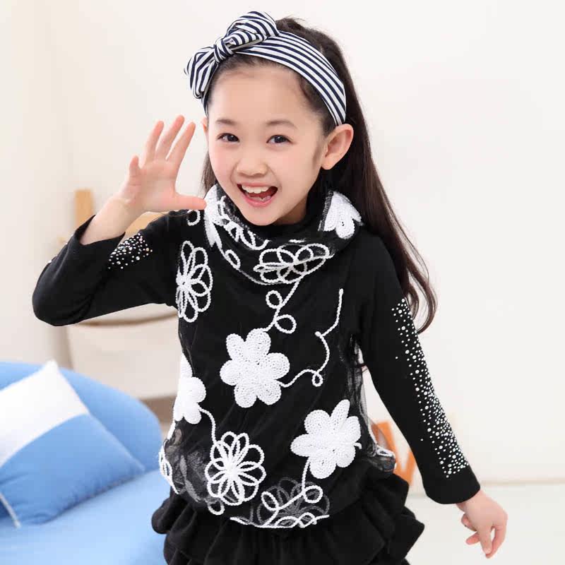 Chemise fille à manche longue - Ref 2087253 Image 1