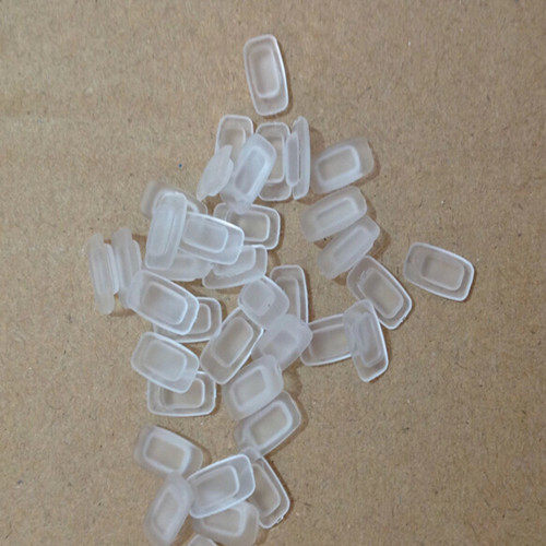 眼镜配件鼻托卡式插扣入夹口式柔软硅胶磨砂长方形鼻托叶鼻垫鼻夹