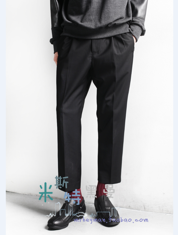 直筒欧美街头休闲宽松西裤