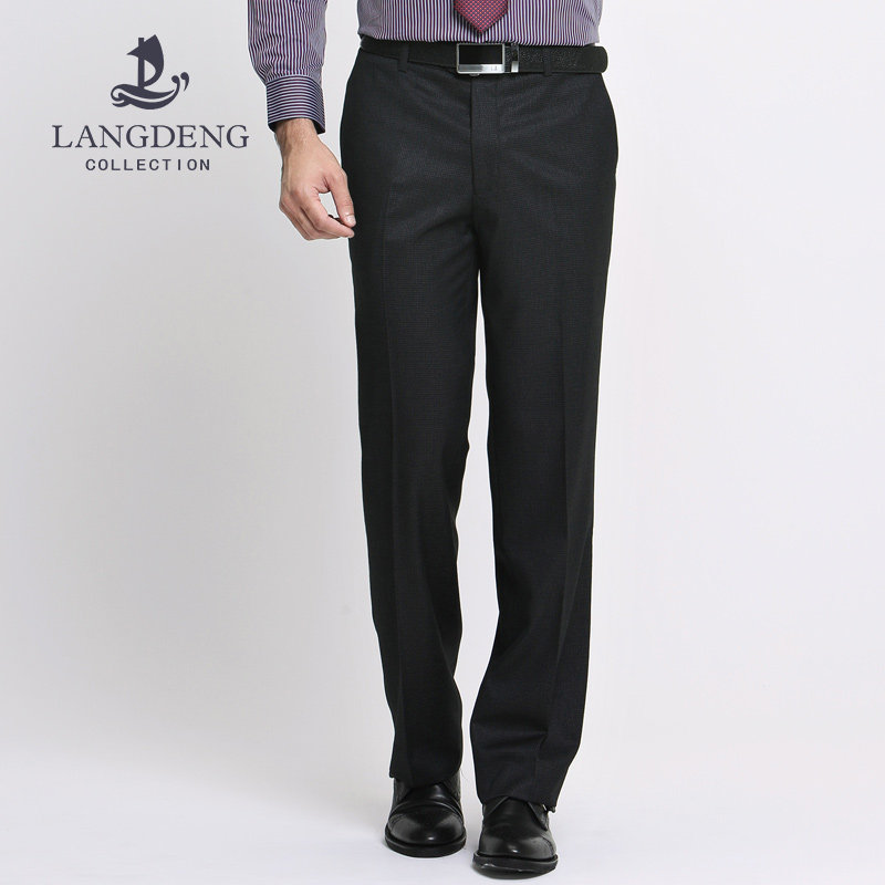 Pantalon droit en polyester pour automne - Ref 1467714 Image 1