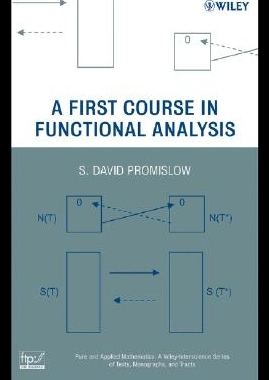 【预售】A First Course in Functional Analysis