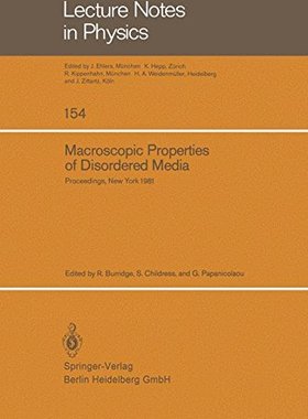 【预订】Macroscopic Properties of Disordered...