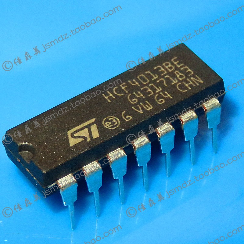 实体店 HCF4013BE直插 DIP-14 4000系列 CMOS逻辑器件全新原装