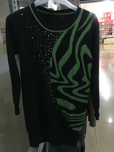 Fashion/法诗菲圆领提花套衫F2103