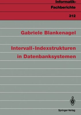【预订】Intervall-Indexstrukturen in Datenba...