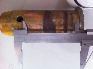 塔机塔吊配件 销轴M50*150[有效长度120]mm盖子直径55宽8mm