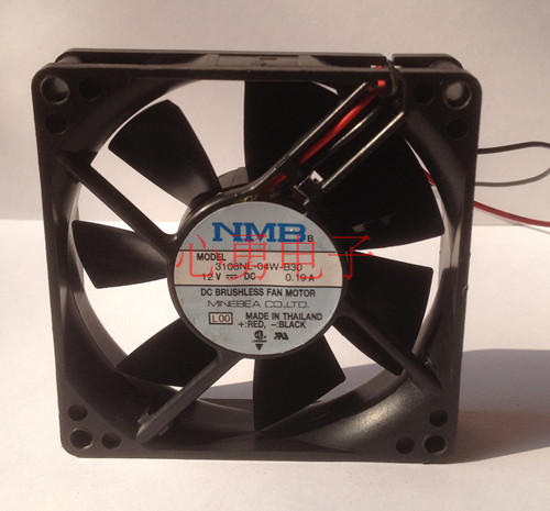 原装正品NMB/美蓓亚散热风扇3108NL-04W-B30 DC12V 0.19A 8020图片