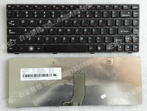 联想 G480 G480A G485 G485A Z480 Z485 笔记本键盘全新原装灰框