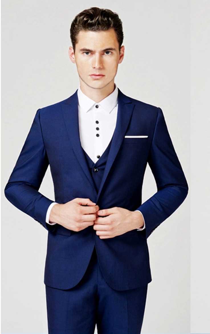 Costume homme en laine pour printemps - Ref 1565815 Image 1