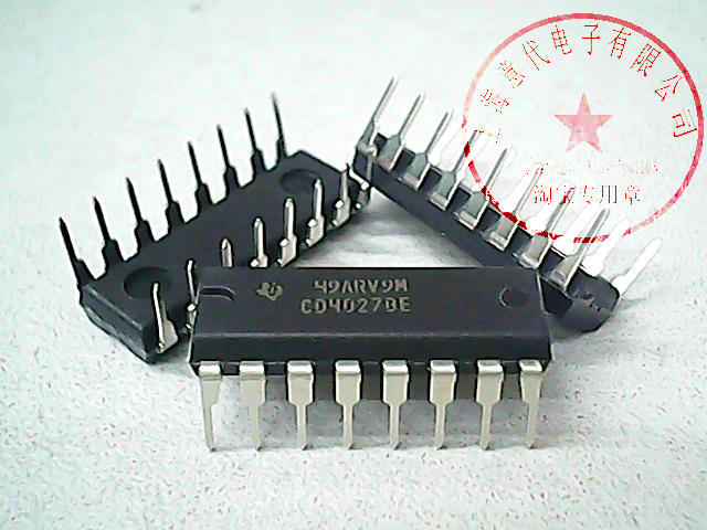 CD4027BE   TI   DIP-16〖正品原装〗赛格市场G332室实体店 现货