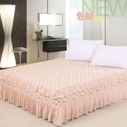 Khăn trải giường bằng vải cotton trải giường Tấm trải giường với túi ngủ 1,51,8 mét vải cotton nhà dệt - Váy Petti