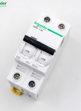 原装正品 施耐德 单相断路器 ic65n 2P C10A 双极220V 空气开关