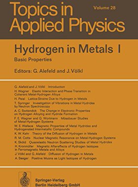【预订】Hydrogen in Metals I: Basic Properties