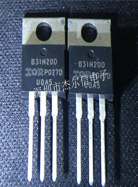 IRFB31N20DPBF B31N20D 200V 31A IR TO220 进口原装 可直拍 出样