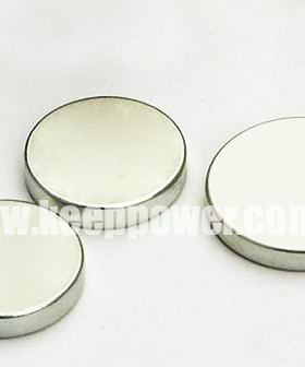 Keeppower镀镍小磁铁 18650 18500 18350 26650 平帽转尖帽 2mm