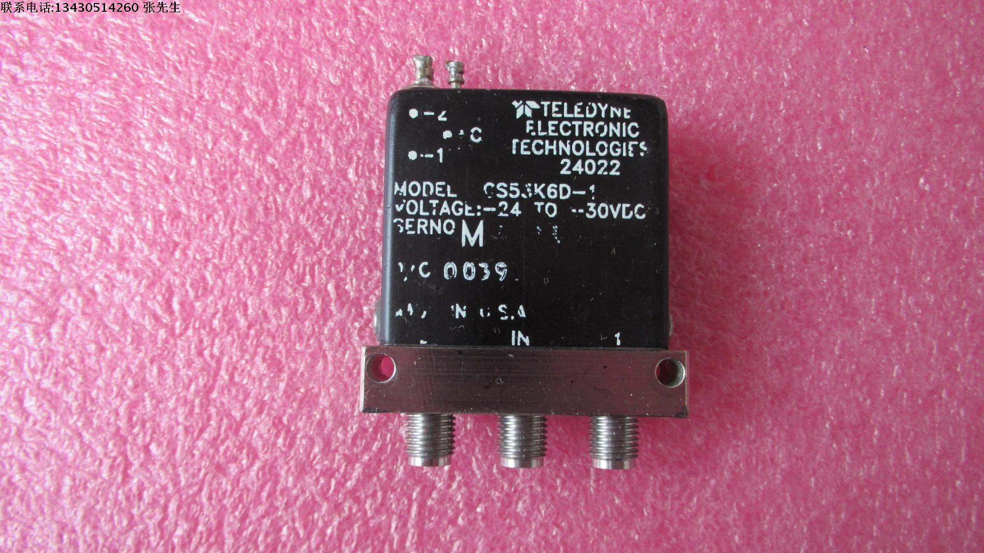 TELEDYNE CS53K6D-1 40GHz 24-30VDC 2.92mm 高频开关 质量包好，包能用  可提供详细测试图 请放心购买