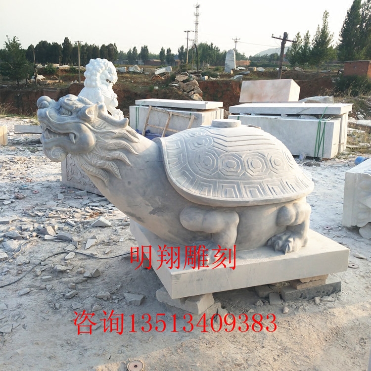 龙头龟神兽雕塑喷泉景观大理石