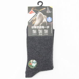 丰华3F881 秋冬男士高筒粘纤羊绒休闲袜 棉袜 男袜 袜子 男