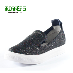 He Chenghang and the 2015 summer Korean leisure women's trend of the Lok Fu shoes shoes shoes with shiny 0820105