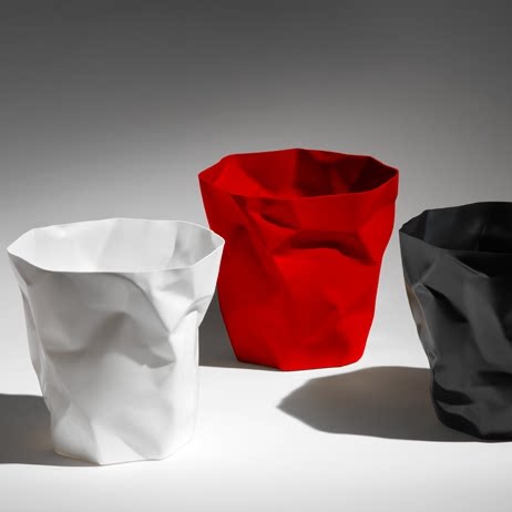 现货 丹麦 essey binbin 褶皱纸篓/创意垃圾桶 大号