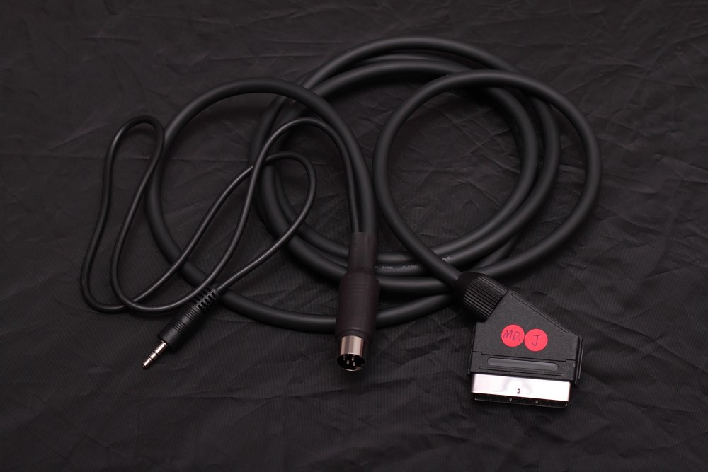 SEGA MD1 | 마스터 시스템 RGB-SCART 라인 컬러 모니터 및 XRGB 및 OSSC