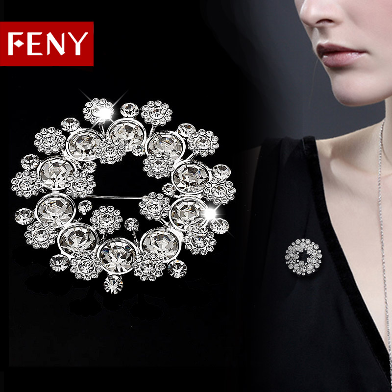 Broche femme FENY en cristal artificiel - Ref 1171028 Image 1