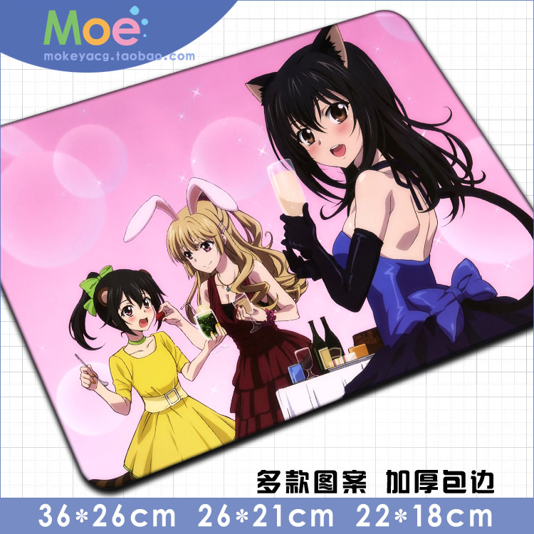 21款 噬血狂袭 姬柊雪菜 蓝羽浅葱 纱矢华 南宫那月 动漫鼠标垫