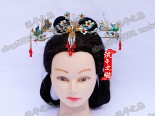【流年之魅】红楼梦林黛玉 探春 元春凤钗头饰仿烧蓝古装影视头饰