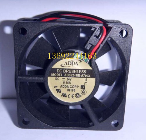 全新原装正品ADDA协喜变频器风扇AD0624HB-A70GL 6025 DC24V风机