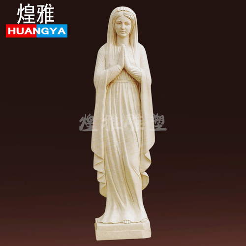 煌雅新款GRC水泥砂岩雕塑侍女玻璃钢浮雕摆件景观工艺品雕刻定制