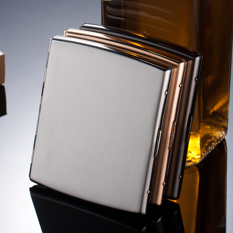 ZOBO Genuine Cigarette case Metal wire drawing personality Moisture-proof originality man quality goods Smoking 10 Pcsin the  ZIPPO/Swiss Army Knife/Glasses , Smoking , Cigarette case  category - from Buy2taobao.com to provide professional Taobao agent buy service