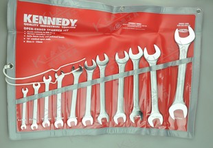 0970K 582 英国肯尼迪KENNEDY工业级双开口扳手公制11件套 KEN