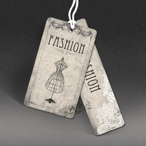 服装通用定做吊牌logo衣服店女装男装商标签设计定制印刷 包邮