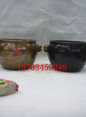 荣华富贵仿古风水缸文玩装饰品