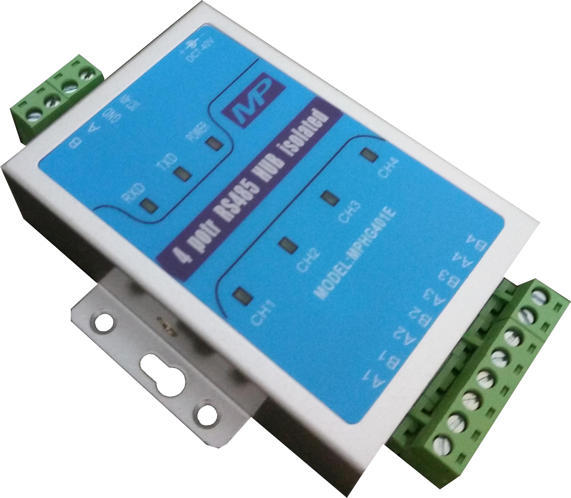 MPHG401E型4路RS485强隔离集线器hub分配器转换器隔离器