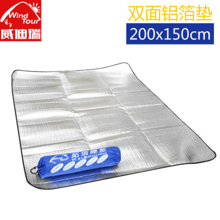 威迪瑞四人大号多功能双面铝箔防潮垫帐篷睡垫沙滩垫