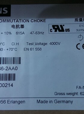 全新 西门子 6SL3000-0EE36-2AA0 非实价