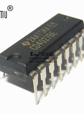 Emu丨CD4027BE 双路J-K 主/从触发器 直插DIP16