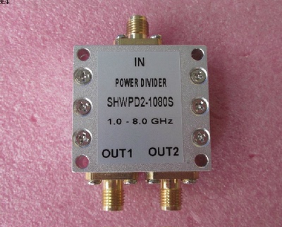 SHWPD2-1080S 1-8GHzWIFI 测试 一分二 2.4G 5.8G射频功分器