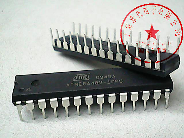ATMEGA48V-10PU  DIP-28【全新原装】赛格市场G332室实体店 现货