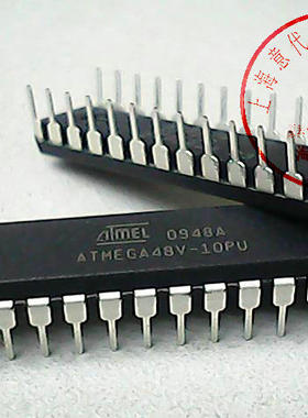 ATMEGA48V-10PU  DIP-28【全新原装】赛格市场G332室实体店 现货