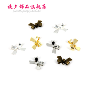 捷夕饰品diy饰品配件手工串珠材料蝴蝶金属吊坠耳环项链手链配件