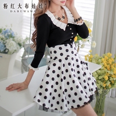 Female summer skirt pink doll 2015 new black high waist and put on white Tutu skirt