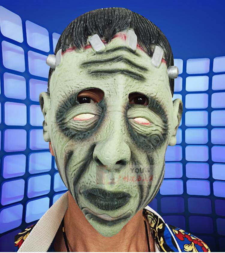 青面鬼脸魔鬼面具万圣舞会表演派对节日演出假面道具整人搞怪