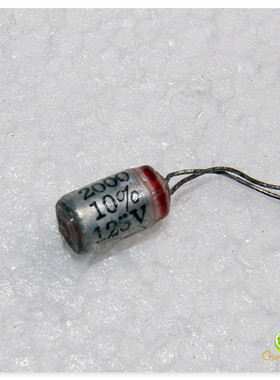 125V102 香港古董NPC 2000PF 锡膜无极电容 阴极反馈用 脚距2MM