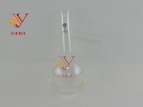 加厚、蒸馏具支烧瓶具支蒸馏烧瓶500ml 具之蒸馏瓶500m 蒸馏装置瓶