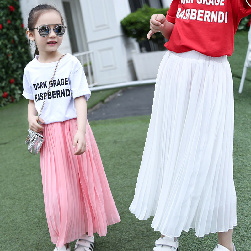 Jupe fillette en mousseline de soie - Ref 2052532 Image 1