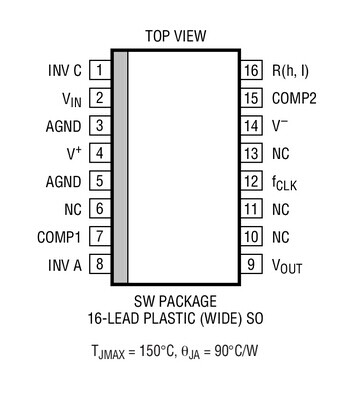 全新原装正品  LTC1064-7CSW  LTC1064-7 SOP-16 低通滤波器 现货