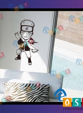 漩涡鸣人 墙贴 the last 火影忍者 剧场版漫画贴纸 游戏动漫 墙贴