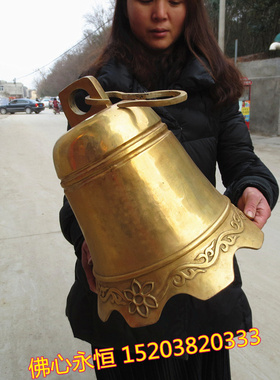 光面寺庙挂件保平安风水铜器